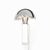Metal Mid-Century Mushroom Sconce by Karl Springer in Polished Chrome & Lucite For Sale - Image 7 of 8