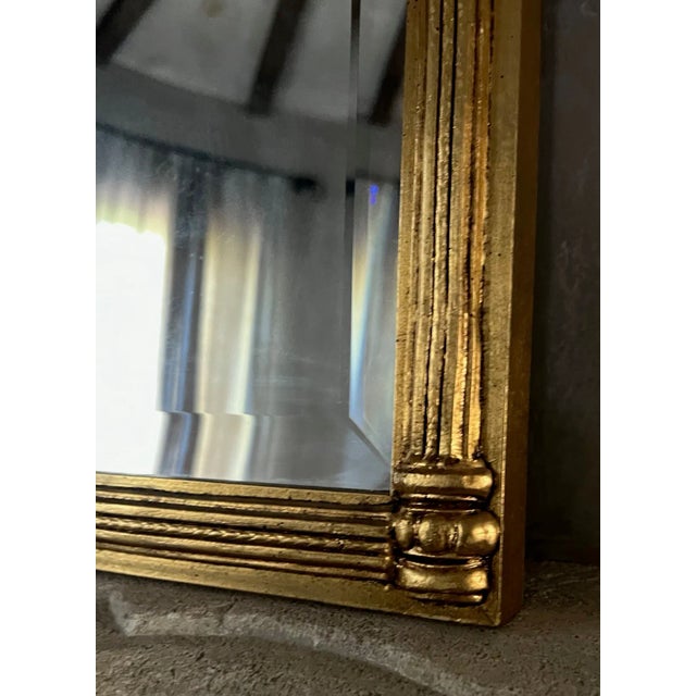 Wood Empire Style Pier Mirror, C. 1960's For Sale - Image 7 of 10