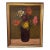 Oil on Canvas Flowers in Vase For Sale