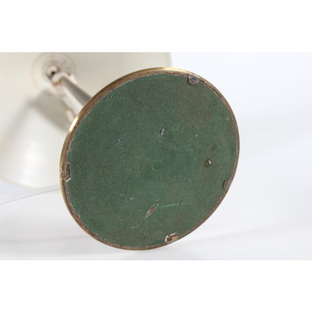 Vintage Danish Desk Lamp in Brass with Patina by Jo Hammerborg for Fog & Mørup, 1950s For Sale - Image 11 of 12