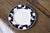 A set of large salad plates made by Pagnossin Ironstone. Cobalt blue rims with star, sun and moon pattern. Beautiful...