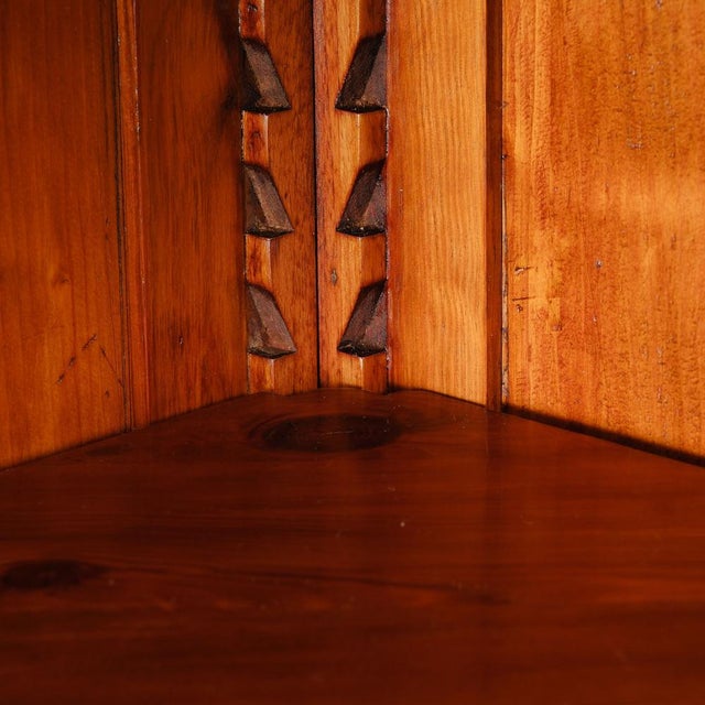 Antique Biedermeier II Corner Display Cabinet, 1890 For Sale - Image 3 of 8