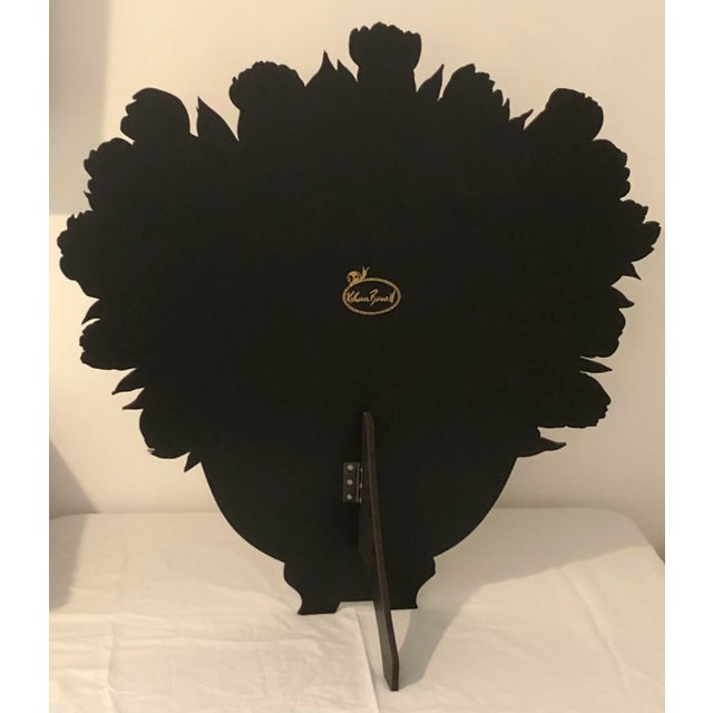 DESCRIPTION Trompe l'oeil Indian elephant fire screen. Screen printed and varnished onto flat wood board, produced from an...