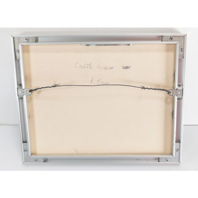 1980s 1980's Contemporary Modern Mixed Media Signed Art Piece For Sale - Image 5 of 5