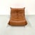 Togo Lounge Chair in Dark Cognac Leather attributed to Michel Ducaroy for Ligne Roset For Sale - Image 5 of 13