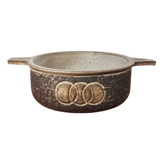 Large Mid-Century Modern Danish Studio Pottery Bowl from Sejer Keramik, 1960s For Sale