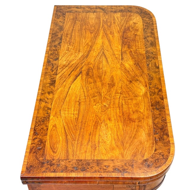 Hollywood Regency Regency Kingwood Card Table, 1825 For Sale - Image 3 of 16