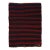 Striped Red & Black Mini Kilim Rug - 1`11″ X 2`6″ For Sale