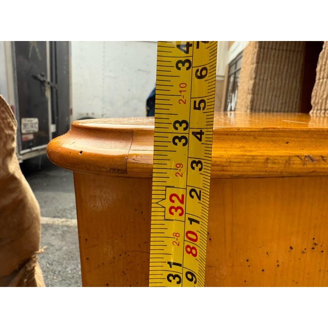 Brown Baker Furniture Georgian Style Pine Serpentine Chest of Drawers For Sale - Image 8 of 11