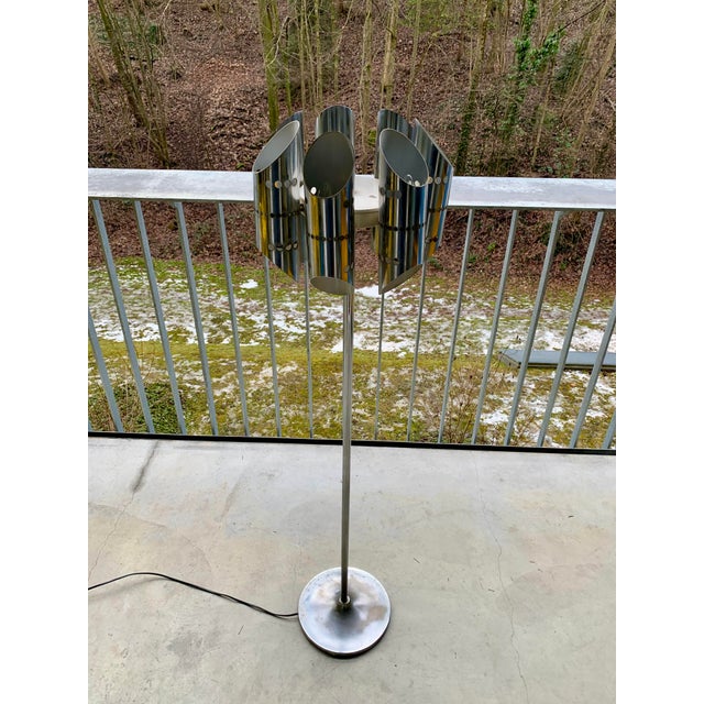 Space Age Floor Lamp in the style of Sciolari, 1960s For Sale - Image 12 of 15