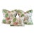 Contemporary Designer P Kaufmann Lydia Irwin Ivory, Pink, Green & Tan Botanical Floral Jungle Leaves Monkey Tropical Pillow Covers- a Pair For Sale In Jacksonville, FL - Image 6 of 7