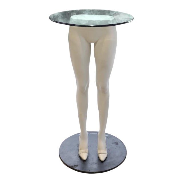 "Legs" End Table by C. Watson Dated 1995 For Sale