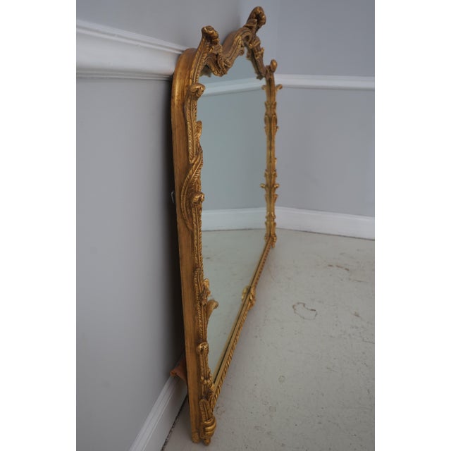 Age: Approx: 40 Years Old Details: 9D Gold Nice Vintage Mirror Find Carved Details High Quality Construction Large...