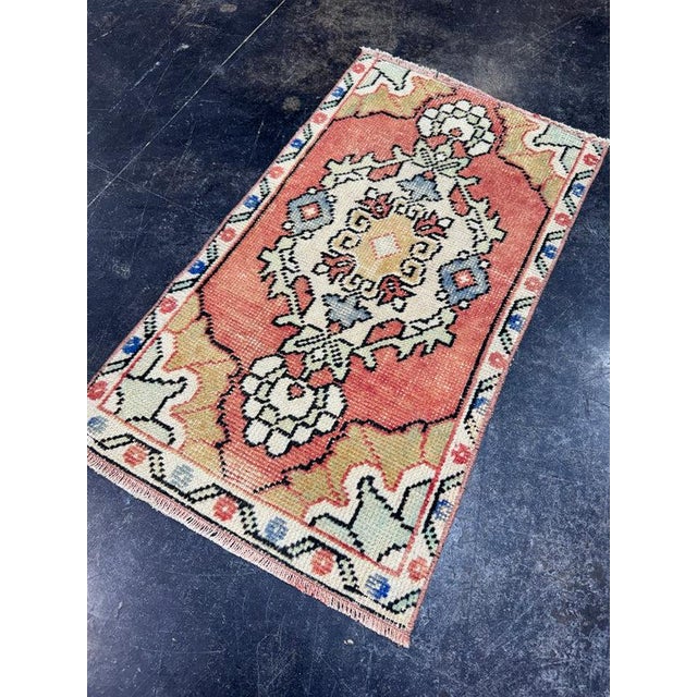 Early 21st Century Turkish Yastik Rug 1'6" x 2'8" For Sale - Image 5 of 5