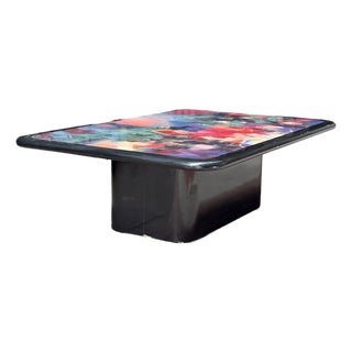 Unique Postmodern Coffee Table by Ron Kemper, Signed, Late 20th Century For Sale