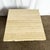 Stone Italian Square Top Travertine Side Table With Raw Edges For Sale - Image 7 of 7
