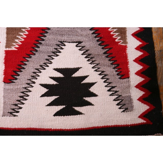 1930s Early 20th Century American Navajo Carpet ( 2'2" X 4'3" - 66 X 130 ) For Sale - Image 5 of 12