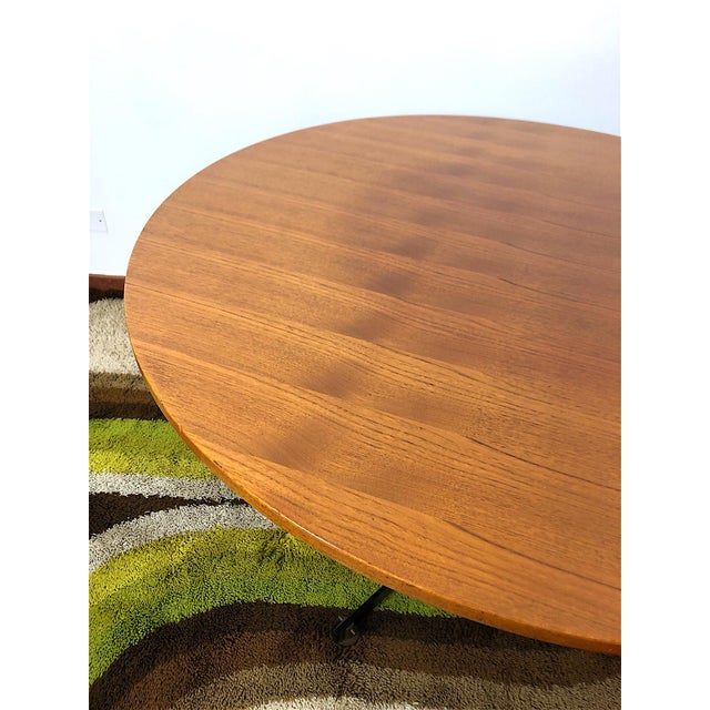 Vintage Teak Dining Table, Italy, 1960s For Sale - Image 13 of 14