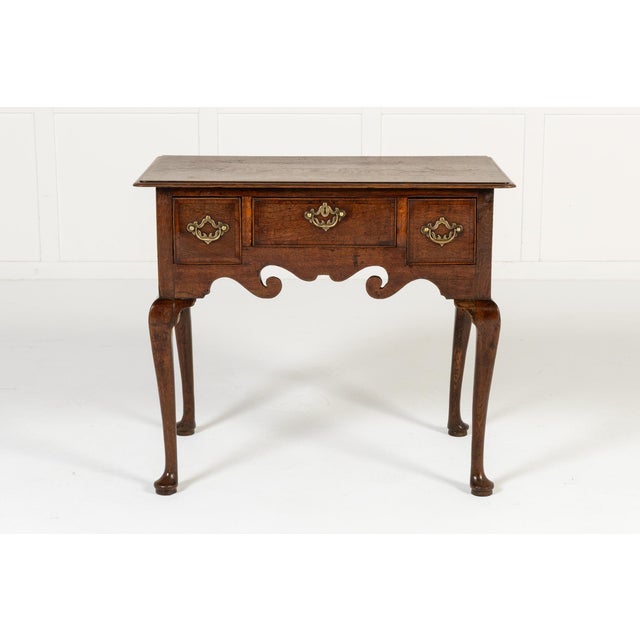 18th Century English Oak Lowboy For Sale - Image 10 of 10