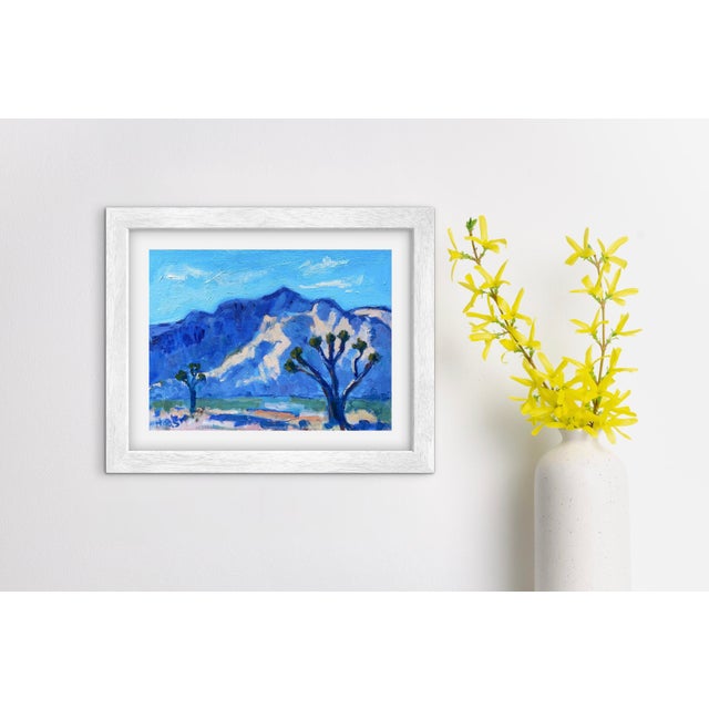 2020s Joshua Morning, Original Oil Painting Desertscape Landscape For Sale - Image 5 of 7