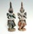 Antique Teppanom / Guardian Thai Angels, Carved Wood Statues or Figures - A Pair 18" For Sale - Image 4 of 10