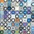 2020s 576 Circles v.5 - Large Original Geometric Abstract Acrylic and Oil Pastel Painting on Canvas by Brandon Neher For Sale - Image 5 of 9