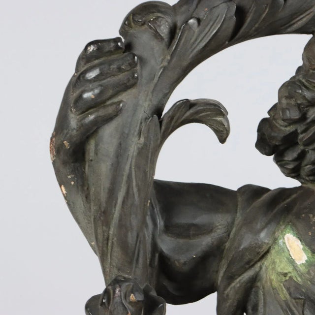 Early 18th Century Sculpture of Angel For Sale - Image 5 of 11