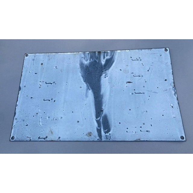 Metal Vintage Porcelain Advertising Sign Lehigh Cement Humphrey Co. For Sale - Image 7 of 8