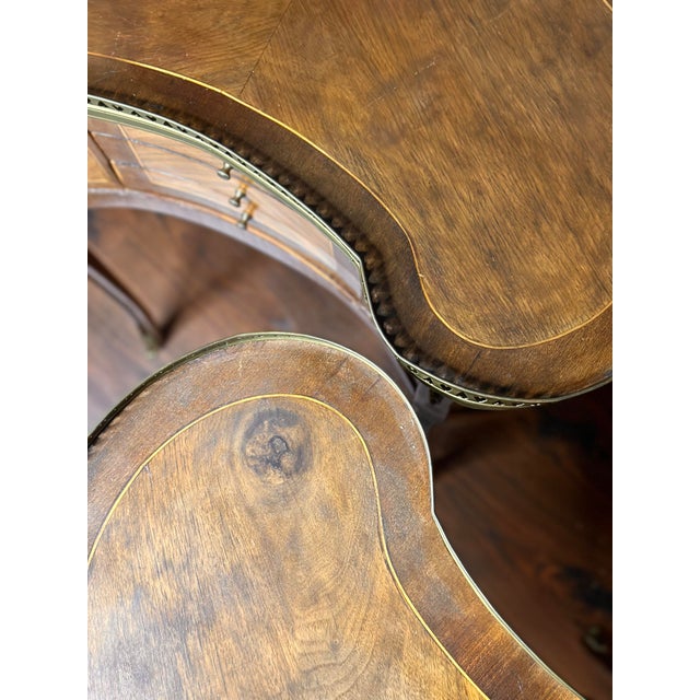 Late 19th Century Pair of Louis XVI–style Demilune Nightstands For Sale In New York - Image 6 of 7