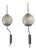 Mid-Century Modern Italian Glass Wall Lamps LP11 by Luigi Caccia Dominioni for Azucena, 1950s, Set of 2 For Sale