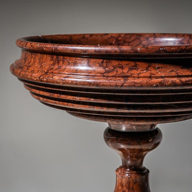Red Marble Tazza, Italy, 19th Century For Sale - Image 5 of 7