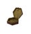 Oriental Hexagonal Red Color Lohans Monks Drawing Accent Box For Sale - Image 4 of 7