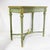 Early 21st Century Vintage Neoclassical Green and Gilt Accent Game Table With Reversible Chess/Backgammon Top For Sale - Image 5 of 16