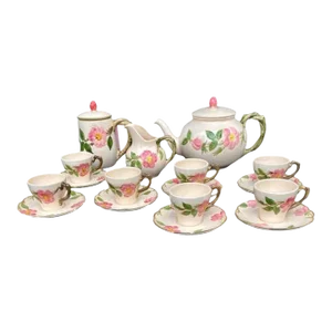 Vintage Franciscan Desert Rose Complete Tea Set- 17 Pieces