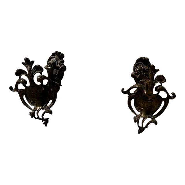 Pair of French Antique Tie Backs For Sale