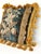Textile Antique 18th Century French Aubusson Tapestry 18" Square Pillows W/Lovely 2"Tassels, Birds and Florals For Sale - Image 7 of 14