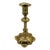 Circa 1740-60 English George II Period Brass Candlestick For Sale