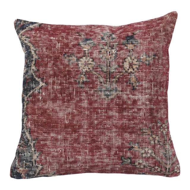 Distressed Turkish Pillow Cover For Sale
