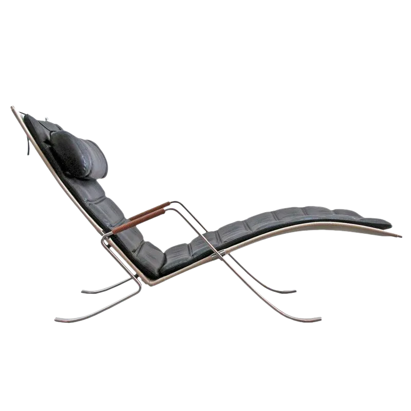 Modern Preben Fabricius Jørgen Kastholm Fk 87 'Grasshopper' Chaise