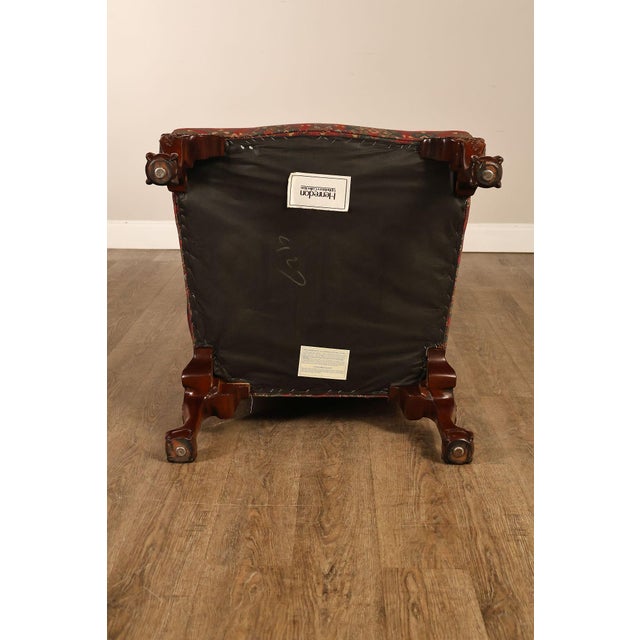 Henredon Chippendale Style Mahogany Library Armchair For Sale - Image 18 of 18