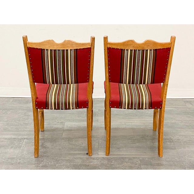Wood Set 6 Danish Dining Chairs Mid Century Modern For Sale - Image 7 of 11