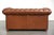 English Two-Seater Sofa in Cowhide Leather For Sale - Image 3 of 13