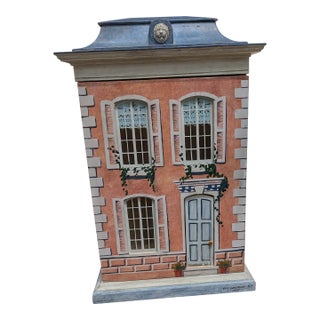 Eric Lansdown Vintage Hand Crafted Signed Dollhouse Circa 1985 For Sale