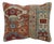 Caucasian Rug Rustic Pillow For Sale