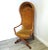 A dramatic 1970s Italianate French Revival porter’s chair, inspired by the grand entrance seating of 18th- and 19th-...