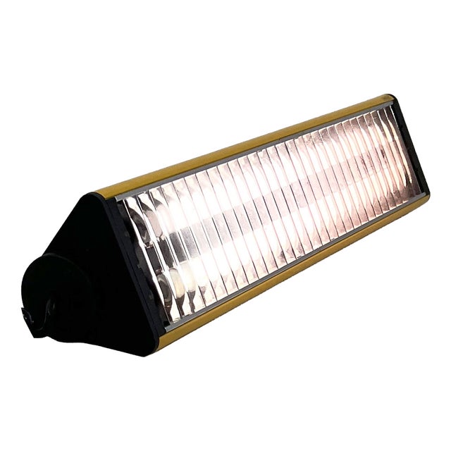 Yellow Corner Neon Light from Arcluce, 1990s For Sale