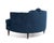 Mid Century Half Moon Lounge Chair & Ottoman After Adrian Pearsall Satellite Havana Knoll Fabric For Sale - Image 9 of 18