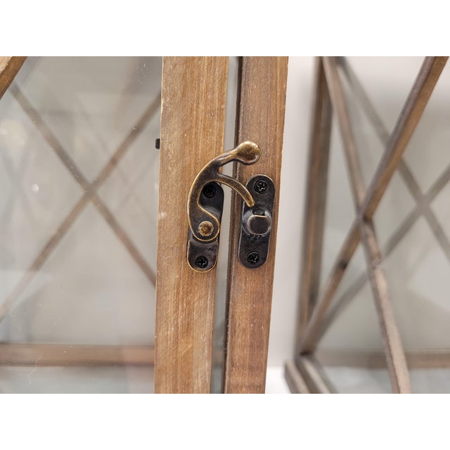 Vintage French Lanterns in Forja, Set of 2 For Sale - Image 3 of 17