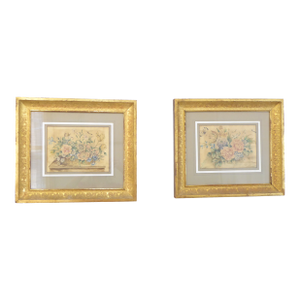 19th Century English Watercolors - A Pair