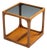 Side Table in Rosewood with Smoked Glass Top by Jacob Brink, 1960s For Sale